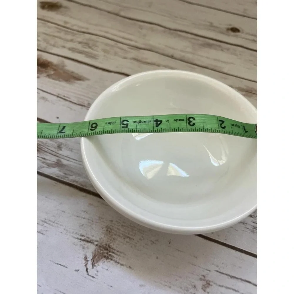 Corelle Ceramic Cereal‎ Bowl White Minimalist Round Glossy 6.25in